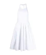 A bare-back dress IT40,IT38 white
