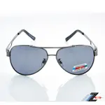 【Z-POLS】名牌風格時尚帥氣寬版設計寶麗來偏光抗UV400太陽眼鏡(POLARIZED頂級偏光)