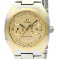 在飛比找PopChill優惠-[二手] 【日本直送】歐米茄海馬北極星 18K 金鋼男士手錶