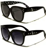 DESIGNER LARGE SKULL GOTHIC SUNGLASSES CAT EYE LARGE BIG LADIES GIRL WOMEN BLACK