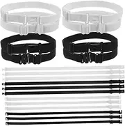 [ANDRESLAD] Bow Tie Cord Straps 20pcs Adjustable Lengthen for Uniforms Sailor Suits Comfort Fit Elastic Resilient for Party Wedding