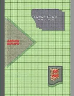 Graph Paper Notebook 8.5 x 11 IN, 21.59 x 27.94 cm [150 page]: 2 mm thin and 10 cm thick light gray grid lines [metric] perfect binding, non-perforate