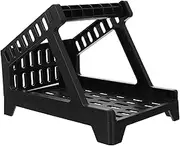 Angoily 1Pc Thermal Label Holder External Fan Fold Bracket for Desktop Printers Organizes Labels for Office Retail and Home Use Easy Assembly Modern Design