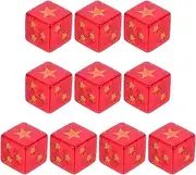Kisangel Design Dice 10 Piece Set of Small Dice for Educational Toys Party Favors Tabletop Games