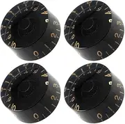 Blelsa Electric Guitar Tone Volume Control Knobs for Epi/Lp Electric Guitar 4Pcs Black