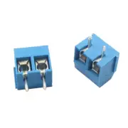 1000Pcs Blue 5mm 5.0mm Pitch 2 Pin PCB Screw Terminal Block Connector 300V 15A