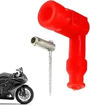 Motorcycle Spark Plug Cap | Waterproof Rubber Spark Plug Boot Spark Plug Cap | Non-Resistor Multicolor Motorcycle Accessories Dust-Proof Replacement Part for Motorcycles
