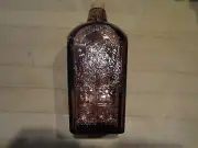 Reproduction Straubmuller's Elixir Tree of Life Purple Glass Bottle W/ Cork