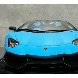 【MR限量樹脂車】1/18 Lamborghini Aventador LP720-4 Roadster1:18 模型車