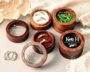 Personalised Wooden Wedding Ring Box. Wedding Box. Wedding Ring. Wedding