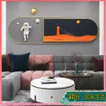 墻壁裝飾 玄關裝飾 掛飾 3D立體 創意宇航員客廳裝飾畫沙發背景墻壁畫太空人兒童房間臥室立體掛畫
