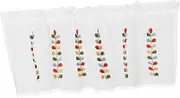 ABOOFAN Boho Kitchen Curtain Valance Knitted Tassels Sheer Crochet Lace Short Window Treatment for Farmhouse Kitchen and Cafe Air Freshening