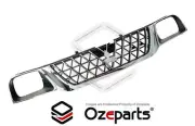Main Grille Upper Front Grill (For 7" HL) Chrome For Mitsubishi Triton MK 01~04 (for: Mitsubishi)