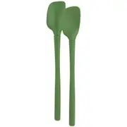 2pc Tovolo Flex-Core All Silicone Nylon Mini Spatula/Spoonula Utensil Pesto