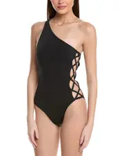 Norma Kamali One-Shoulder X One-Piece