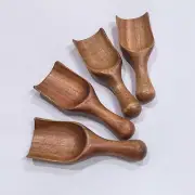 Wooden Scoop for Canisters 4PCS Acacia Wood Scoops for Jars Measuring Spoons ...