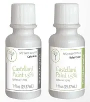CASTELLANI PAINT 1.5% Phenol Colorless Or Violet 1 oz First Aid Antiseptic Agent