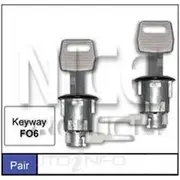 Nice Door Lock Barrel - Pair, NDL66N