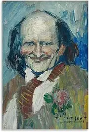 Pablo Picasso《Bibi-la-Puree》Canvas Wall Art Pablo Picasso Poster Pablo Picasso Prints Picasso Painting for Home Decor Picture 40x65cmx1 No Frame