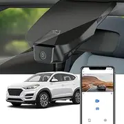 Fitcamx 4K Dash Cam Suitable for 2016-2021 Hyundai Tucson SE Sport Limited Value SEL ECO D3100 (Has Auto Dimming Mirror), OEM Look, 2160P UHD Video WiFi, Loop Recording G-Sensor, Plug & Play,64GB Card