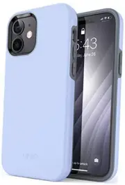 for iPhone 12 Case, [Slim Armor] Shockproof Rugged [Hybrid] A: Serenity Blue