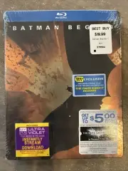 Batman Begins (Blu-ray Disc, 2012, Steelbook)