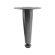 Adoored 150mm Brushed Nickel Tapered Metal Leg Furniture