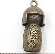 [KanDuo] Handmade Accessories for DIY Jewelry Making,10 Pieces Antique Bronze Tone Jewelry Charms B8RW6F Egyptian Pharaoh Craft Art Crafting Beading (Color : B) (Color : Bronze)