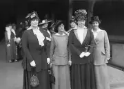 Womens Hughes Campaign Mrs Oshaughnessy Mrs Mary Antin Mrs Mau- 1916 Old Photo