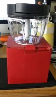 Kitchen Headquarters Swiss Pull Chop Manual Food Garlic Chopper Hand Pull Cord