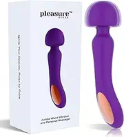 Powerful Clit & G-Spot Vibrator, Jumbo Magic Wand Massager | 12 Modes Waterproof, USB Rechargeable, Adult Sex Toy for Women and Couples (Empress Purple)