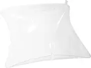 ETHZZLE Clear Inflatable Pillow Insert Outdoor Cushion for Camping Portable Travel Use Ergonomic Neck Support Easy Inflate Deflate Design