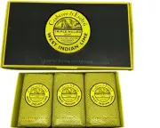 CRABTREE & EVELYN WEST INDIAN LIME 3 TRIPLE MILLED SOAP BARS 5.3 oz SEALED NIB