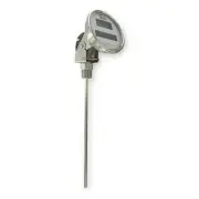 Digital Solar-Powered Bimetal Thermometer -58 to 302°F 15 In Stem Adjustable
