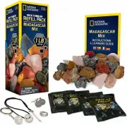 Rock Tumbler Refill Kit Nat Geo 1lb Madagascar Gemstone Mix Jewelry Fastenings