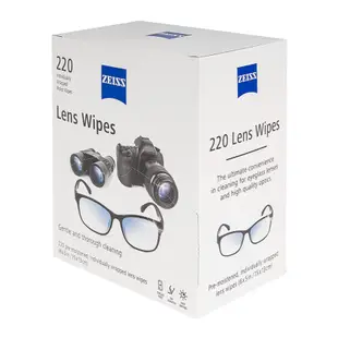 Zeiss Lens Cleaning Wipes 光學鏡片專用酒精濕式拭鏡紙 220入