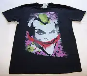 Batman Arkham City Joker Mens Black T Shirt Size S New