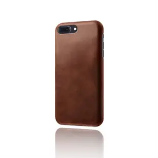 Apple IPhone8 IPhone7 Plus I8+ I7+ 皮革保護殼牛皮仿真皮紋單色背蓋素色多色手機殼保護套