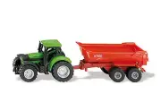 SIKU 1632 BLISTER PACK Agrotron 265 Tractor With Half Pipe Tipper Diecast Model