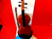MAGIC STRING Violin with bow Play string 8 SONG music, 2-AA batteries,