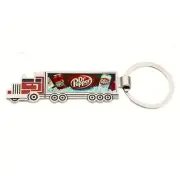 Dr. Pepper Replica Semi Truck Flat Metal Keychain