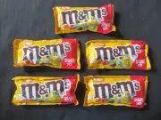 (5) Share Size Packs Of Peanut M&M's Chocolate Candies 3.27 Oz Each