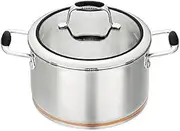 [Scanpan] Coppernox Dutch Oven Casserole, 4.8 Litre Capacity, Multicolour
