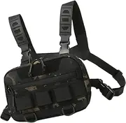 Running Chest Pack - Oxford Cloth Portable Sports Chest Bag 20L | Large Opening Fanny Pack Multi-Functional Breathable Back Mesh Vest Backpack For Climbing