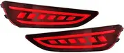 Car Rear Bumper Reflector Lamp Auto Tail Light Brake Warning Light for Hyundai for Accent Hatchback 2012-2017 Rear Lights