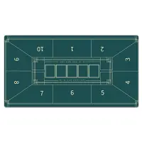 在飛比找蝦皮購物優惠-【新款桌布】德州撲克桌布墊正方形墊子加厚百家樂桌遊籌碼麻將桌