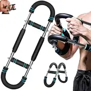 Portable Power Twister Bar, Twister Arm Trainer Home Workout Equipment, Muscular Strength Enhancer Expander, Triceps Chest Enhanced Exercise Strengthener