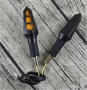Indicators Flowing Turn Signal Turning Signal Light LED Turn Signal Cornering Lamp Lights for GN GV250 Motorcycle Lamps Turn Signal Indicator (Size : 2PCS)