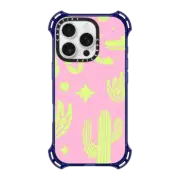 iPhone 16 Pro Bounce Case MagSafe Compatible Neon Cactus