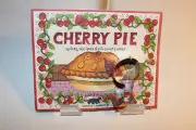 Cherry Pie Spices Recipes & Pie Crust Cutter 2" H by Purple Puma Cookie Co. 1994